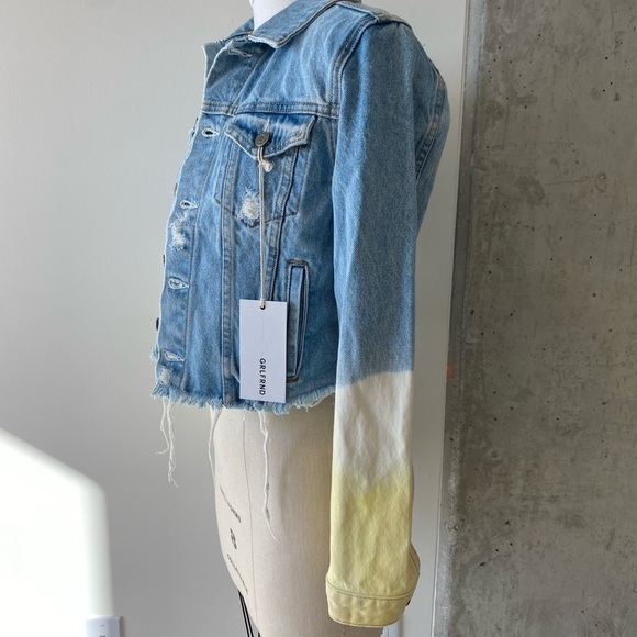 Grlfrnd Cropped Denim Jacket - Picture 9 of 12